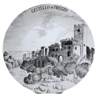 Mid-Century Modern Plate by Fornasetti, Italy, 1950s For Sale