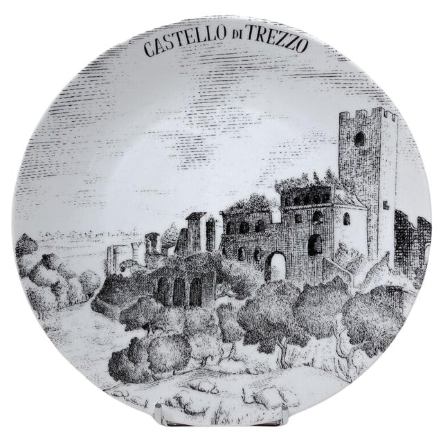 Mid-Century Modern Plate by Fornasetti, Italy, 1950s For Sale