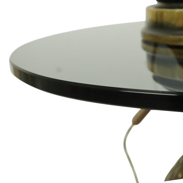 Pineapple Lamp and Table Loevsky & Loevsky for Deknudt, 1970s, Set of 2 For Sale - Image 12 of 18