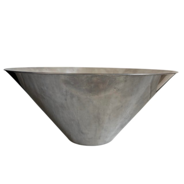 Fabulous vintage mid-century modern stainless steel salad or mixing bowl by GABIS. Made in Sweden. Large size. Diameter at...