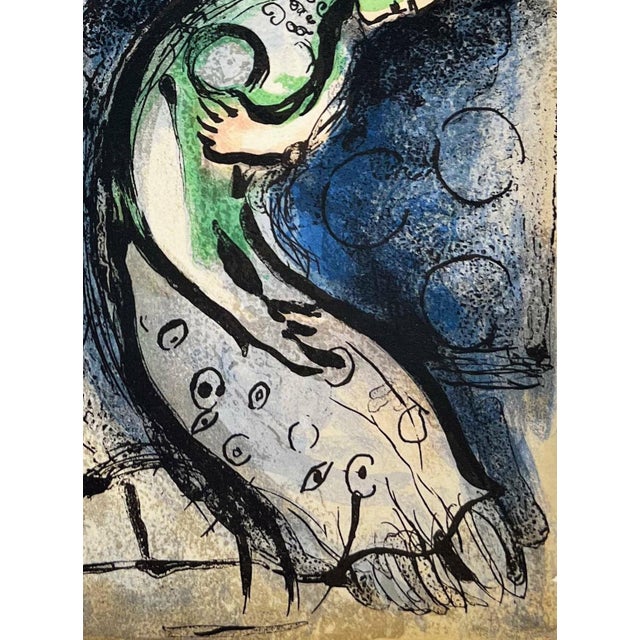 Marc Chagall, Ahasuerus Sends Vasthi Away, 1960, Lithograph For Sale - Image 4 of 7