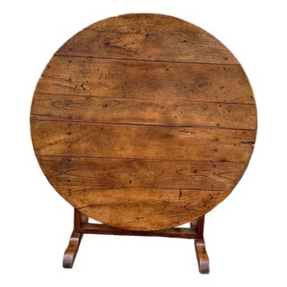 19th Century French Vintners Table For Sale