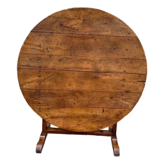 19th Century French Vintners Table For Sale