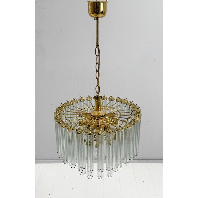 Mid-Century Modern Chandelier by Gaetano Sciolari, 1970s For Sale - Image 18 of 18