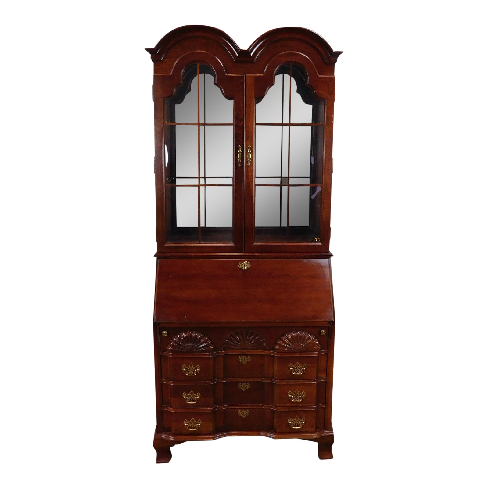 Jasper Company Cherry Governor Winthrop Secretary Desk Chairish