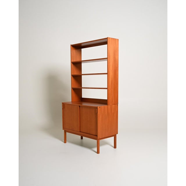 Bodafors Vinatge Teak Bookcase from Bodafors, 1950s For Sale - Image 4 of 10