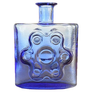 Cauccability Vase by Erkkitapio Syneous for Riihimaen Glass Oy, 1960s For Sale