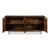 Contemporary Modern Parquetry Sideboard with Brass Legs For Sale - Image 3 of 11