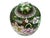 Mid 20th Century Mid 20th Century Green Enamel Chinese Cloisonné Blossom Floral Pattern Lidded Ginger Jar Urn For Sale - Image 5 of 11
