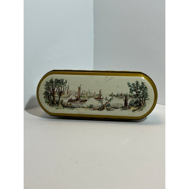 Antique Vintage Lot (11) Biscuit Shortbread Coffee Ginger Tins English/Dutch For Sale - Image 11 of 18