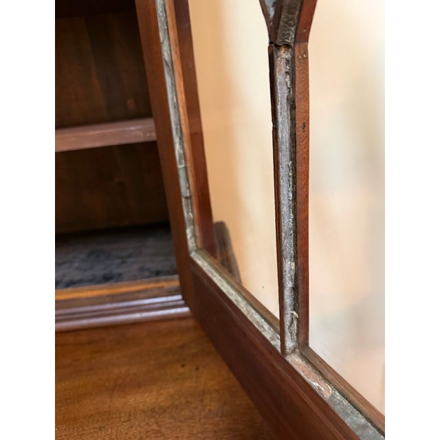 Antique 19th Century American Mahogany Secretary Desk and Bookcase For Sale - Image 9 of 12