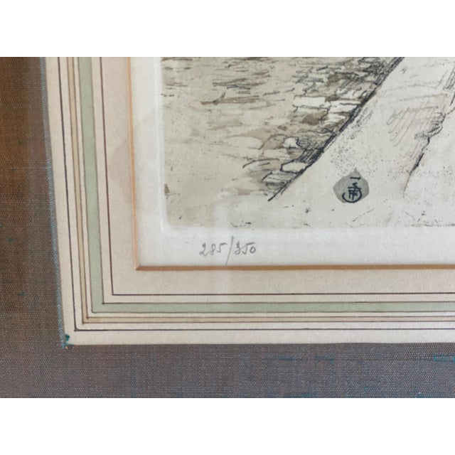 Mid 20th Century Booksellers on the Seinne Wall Art Print For Sale In Austin - Image 6 of 11