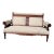 American Solid 19th Century American Eastlake Loveseat Made of Walnut Wood, Refurbished. For Sale - Image 3 of 18