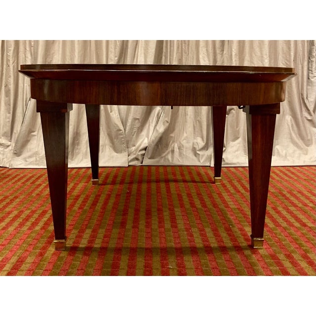 Jacques Adnet French Art Deco Dining Table For Sale - Image 4 of 7