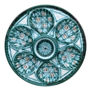Mid-Century Rare Ceramic Oyster Plate Robert Picault Vallauris
