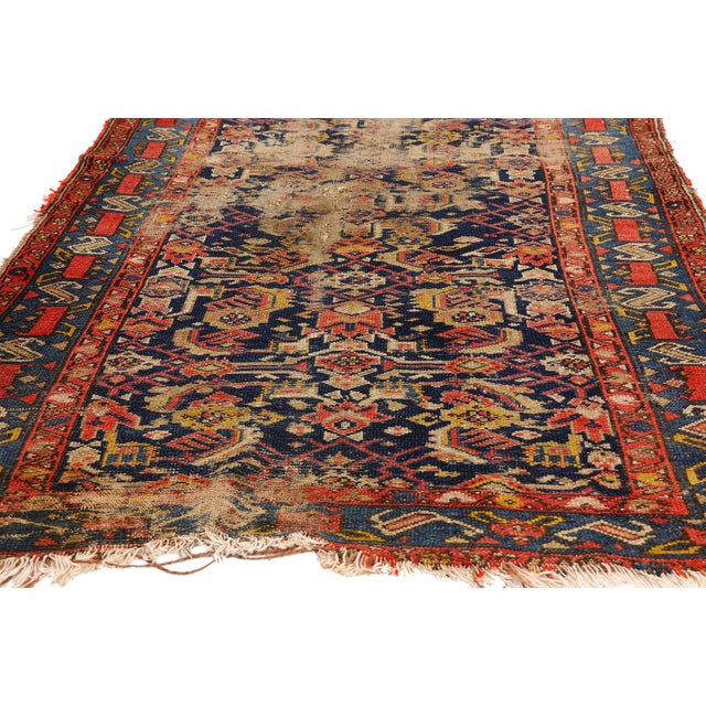 Late 19th Century Persian Malayer Rug, 03'11 X 09'10 For Sale - Image 4 of 10