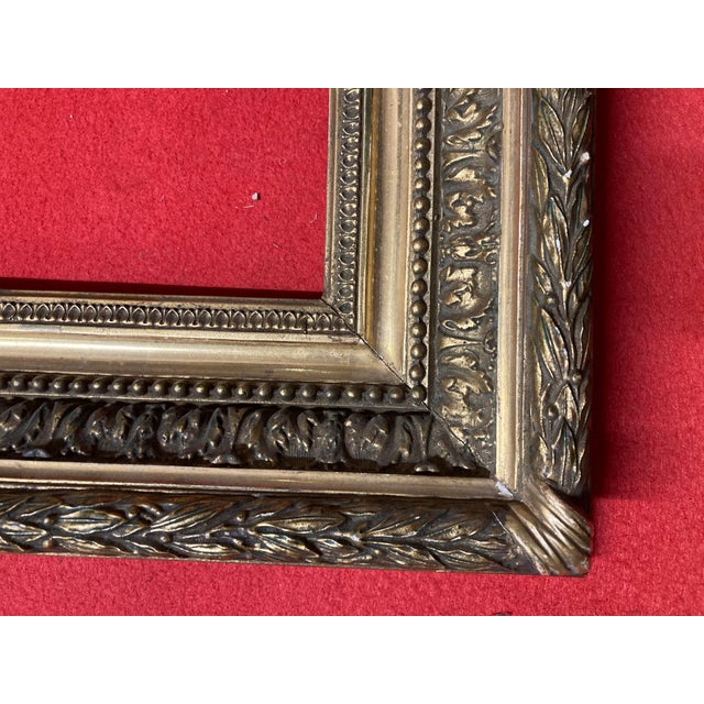 Gold Louis XVI Style Frame in Wood For Sale - Image 8 of 15