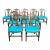 Antique 19th Century Carved Georgian/Hepplewhite Dining Chairs --- Set of 10 For Sale