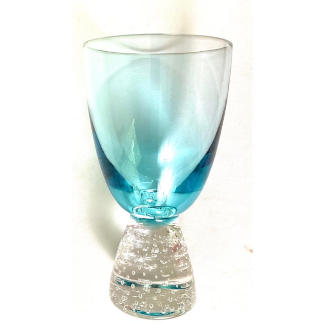 Portuguese-controlled bubble, blue, shooter shot glasses Set of six