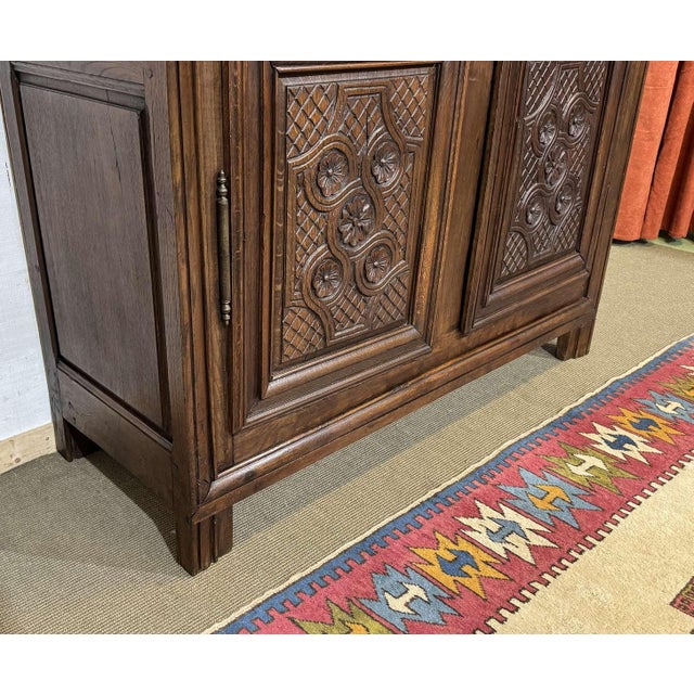 Wood 18th Century Oak Wardrobe For Sale - Image 7 of 16