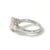 Rose Quartz Engagement Ring, Pink Gemstone Bridal Ring Us 7 For Sale - Image 4 of 5