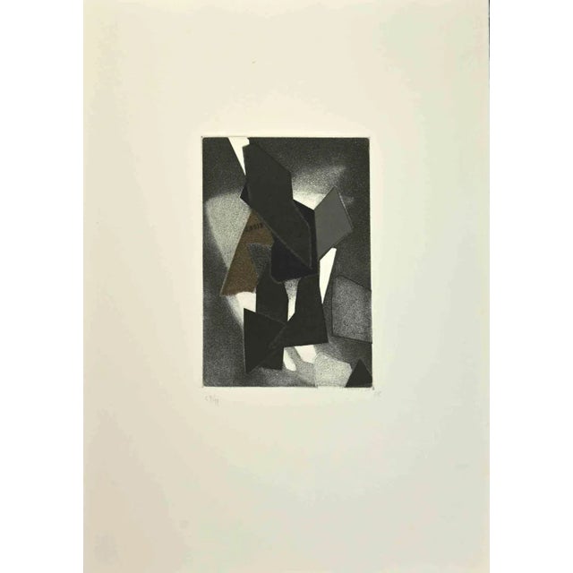 Untitled is an etching and collage on paper realized by Hans Richter in 1973. Published by La Nuova Foglio, a publishing...