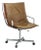 French Plexiglass Desk Chair with Leather Cushion Attributed Apelbaum, 1960s For Sale