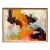 Mid 20th Century Abstract Action Painting in Vibrant Colors For Sale