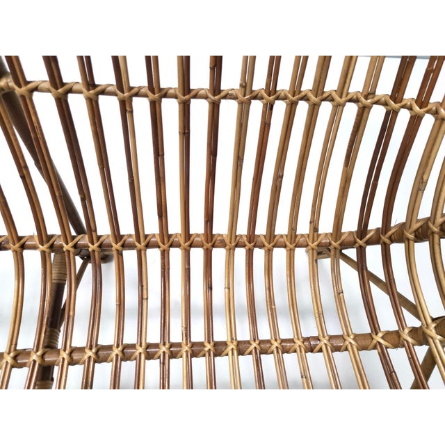 Vintage Italian Bamboo Sofa, 1960s For Sale - Image 14 of 15