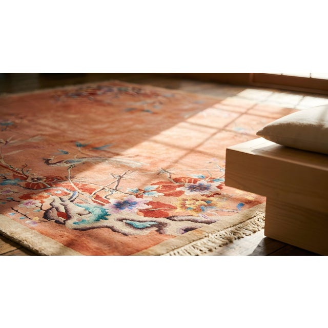 1920s Chinese Art Deco Carpet For Sale In New York - Image 6 of 7