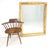 Gold Scallop Edge 40x50 Carved & Gold Gilt Rectangle Frame c1940s Wall Mirror MInt! For Sale - Image 8 of 13