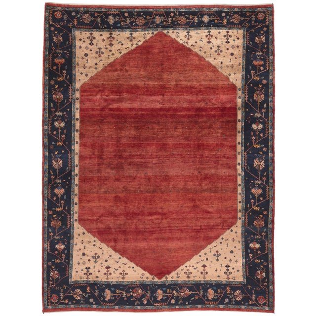 Late 20th Century Vintage Persian Gabbeh Rug, 08'06 X 11'03 For Sale - Image 10 of 10