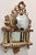 French Antique French Gilt Wood Clock Case W/Mirrored Convex Glass For Sale - Image 3 of 16