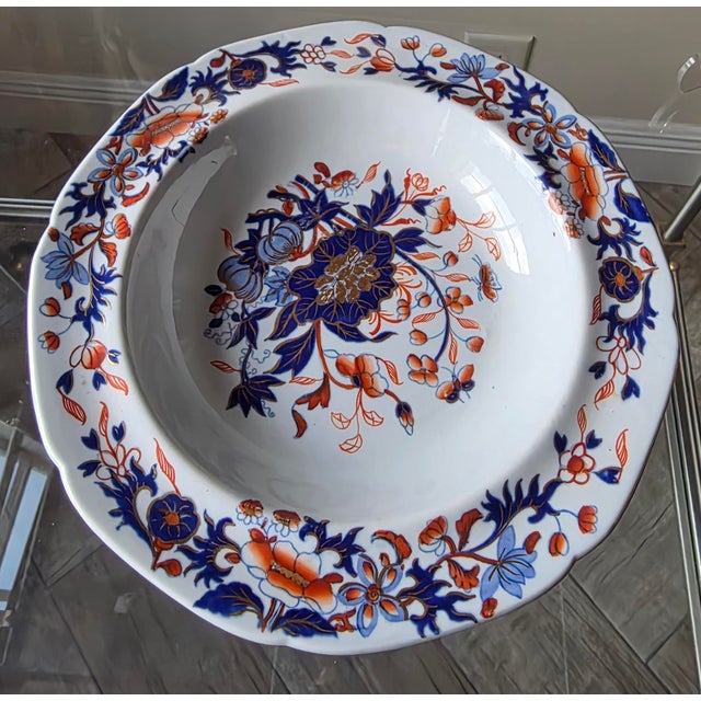 English Spode New Stone Pattern Dish For Sale - Image 3 of 9