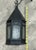 Vintage Gothic Style Iced Glass & Iron Pendant Lantern For Sale In Pittsburgh - Image 6 of 6