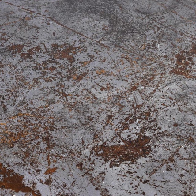 Tolix Vintage French T55 Rectangular Dining Table from Tolix, 1960s For Sale - Image 4 of 12