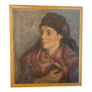Museum Quality Vintage Portrait Painting Taras Shevchenko