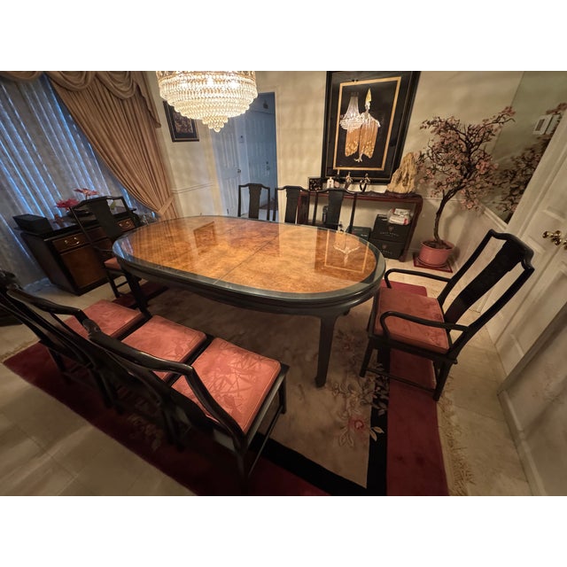 Century Furniture Raymond Sobota Signature Chin Hua Dinning Room Table With 8 Chairs For Sale - Image 11 of 14