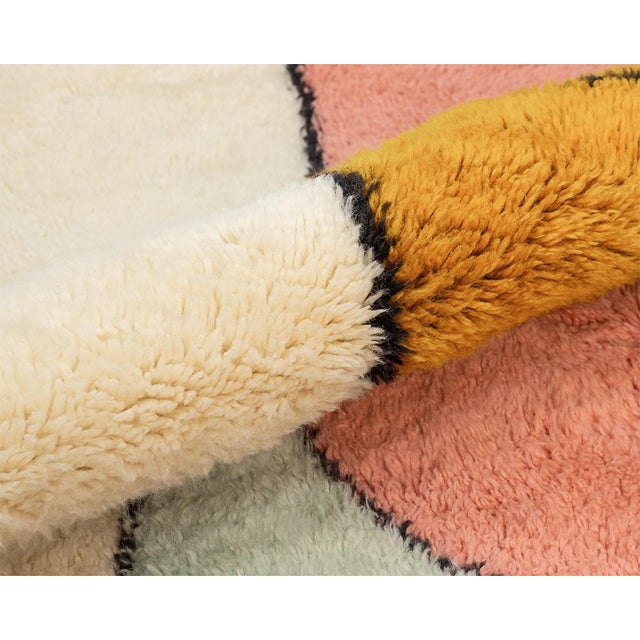 Hand-Knotted Wool Rug by Azele Studio For Sale - Image 11 of 12