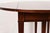 Wood Baker Furniture Federal Banded Mahogany Drop Leaf Dining or Breakfast Table, Newly Refinished For Sale - Image 7 of 13
