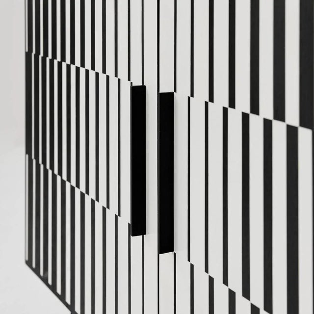 Sideboard with Hand-Painted Pattern, 1970s For Sale - Image 4 of 13