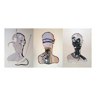 Stefano Mazzolini, S3G, 2022, Collage & Acrylic on Paper For Sale