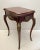 Louis XV Empire French Side Table with Marble Top, 1950s For Sale - Image 4 of 12