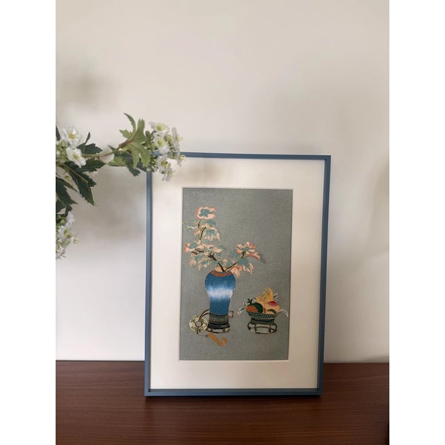 Traditional Handmade Cloisonné Enamel Qinggong For Sale - Image 3 of 5
