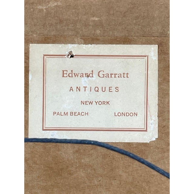 Mid-Century Modigliani Style Portrait Signed by Bernard Cohen, Madison Ave Provenance For Sale - Image 9 of 10