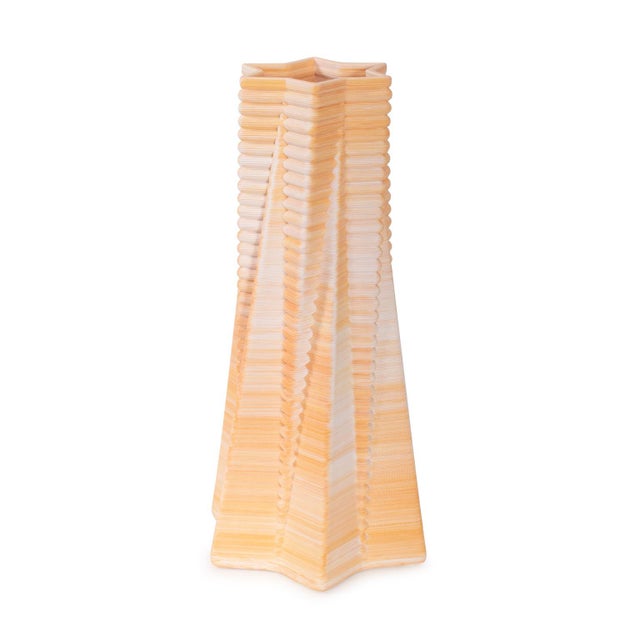 2020s Linnet Grooved Vase- Short For Sale - Image 5 of 10
