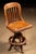 Industrial Sikes Oak Adjustable Swivel Stool, C. 1930s For Sale - Image 3 of 12