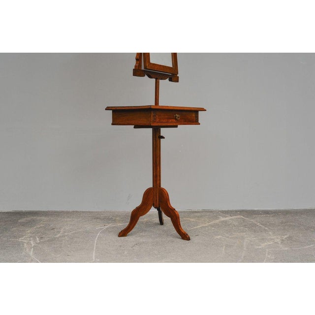 Art Nouveau Vanity Mirror in Walnut, 1900s For Sale - Image 9 of 18