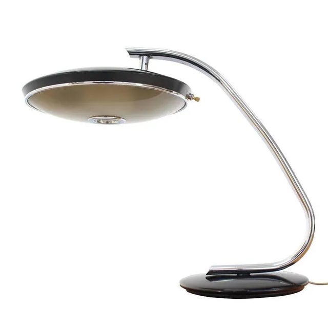 Metal Vintage 1970s Fase Desk Lamp For Sale - Image 7 of 11