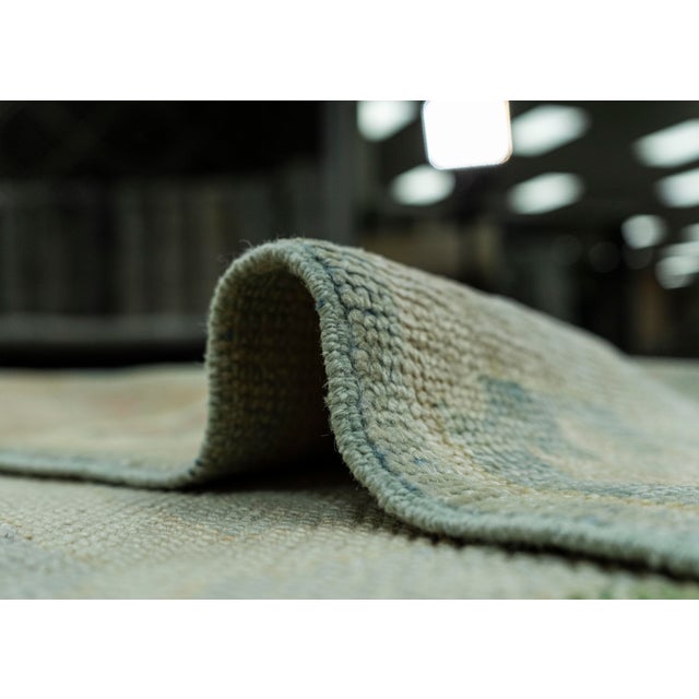 Textile Turkish Oushak Rug 5' x 6'8" #19015 For Sale - Image 7 of 8